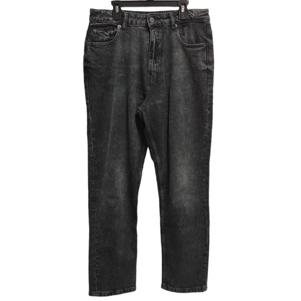 Gray Wash Mom Fit High Waist Jeans - Picture 2 of 12